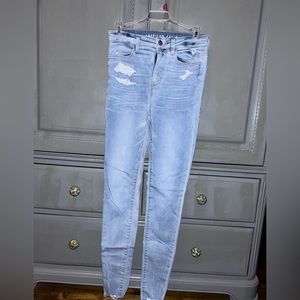 American eagle skinny jeans size 2 long